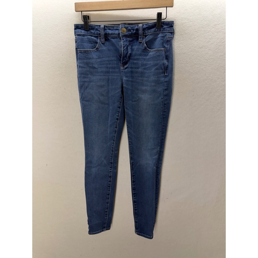 American Eagle Dream Jean Jegging Women 6 Blue Skinny Stretch Denim 3615